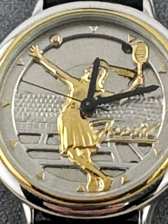 Vintage 1990s Women\'s FOSSIL Tennis Player Watch main image 4